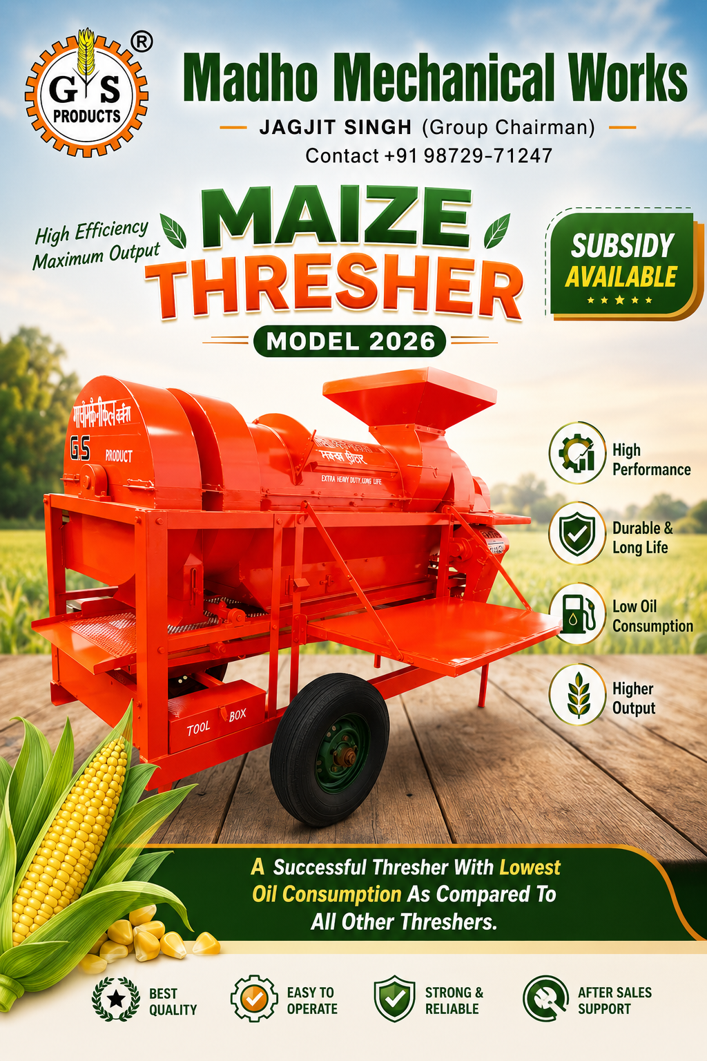 Maize Thresher